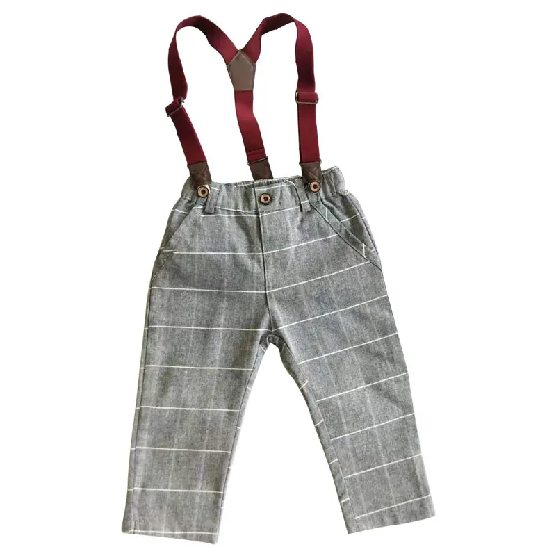 Autumn Kids Baby Boy Cute British style Overalls Outfits Suspender Plaid Pattern Trousers Long Pants 2-7T
Autumn Kids Baby Boy Cute British style Overalls Outfits Suspender Plaid Pattern Trousers Long Pants 2-7T