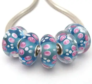 JGWG1821 5X 100% Authenticity S925 Sterling Silver Beads Murano Glass beads Fit European Charms Bracelet diy jewelry Lampwork
JGWG1821 5X 100% Authenticity S925 Sterling Silver Beads Murano Glass beads Fit European Charms Bracelet diy jewelry Lampwork