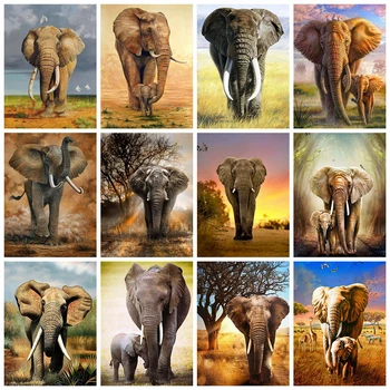 HUACAN Diamond Painting Set Animal 5D DIY Diamond Embroidery Sale Elephant Mosaic Cross Stitch Decor For Home 
HUACAN Diamond Painting Set Animal 5D DIY Diamond Embroidery Sale Elephant Mosaic Cross Stitch Decor For Home