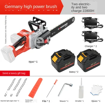 Rechargeable chainsaw lithium battery high power electric chain saw power tool
Rechargeable chainsaw lithium battery high power electric chain saw power tool