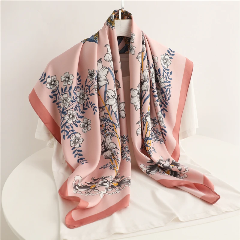 Popular Neckerchief Female Headband Foulard Print Shawl Twill Square Scarf For Women Headscarf Hair Wrap Hijab Ladies Bandana
Popular Neckerchief Female Headband Foulard Print Shawl Twill Square Scarf For Women Headscarf Hair Wrap Hijab Ladies Bandana