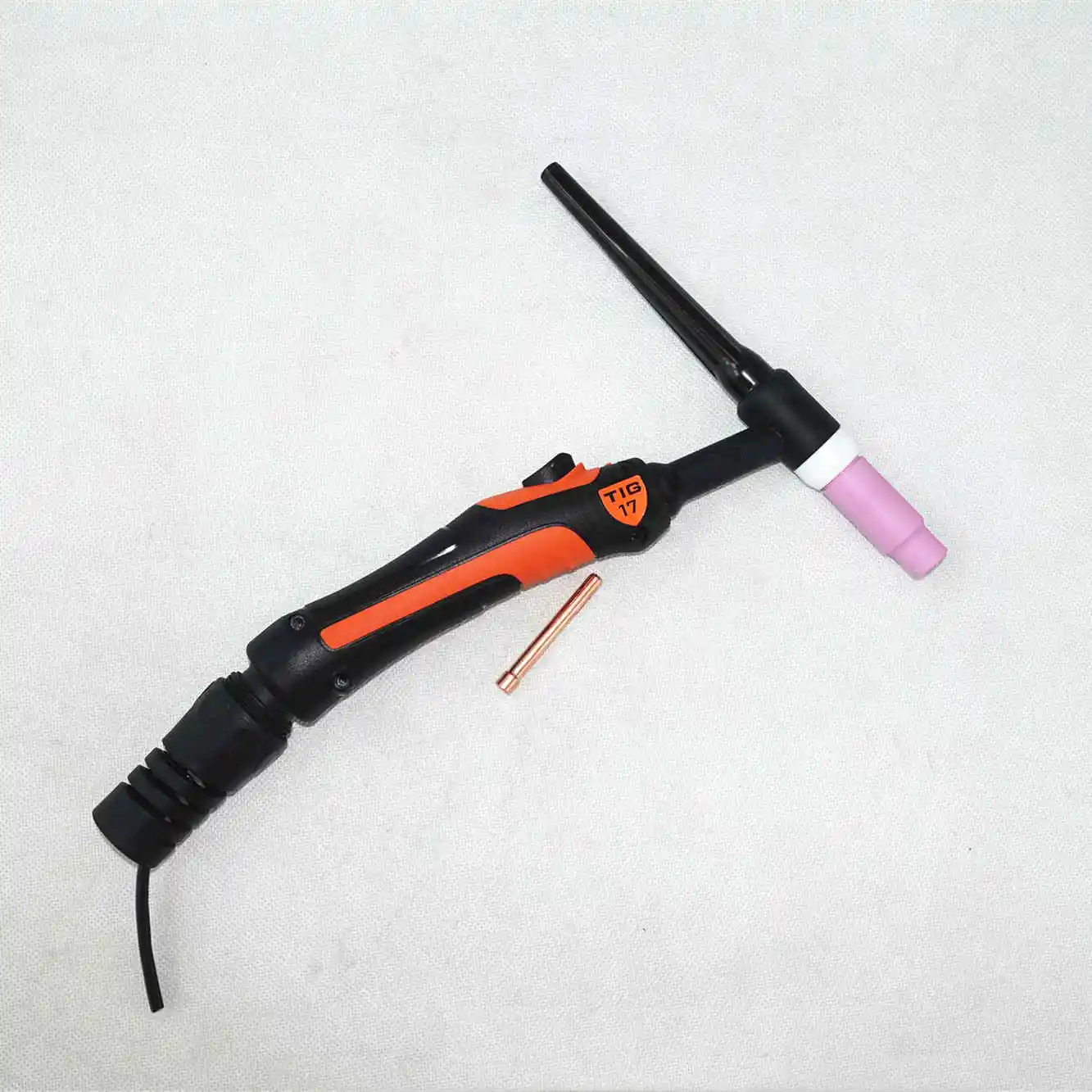 Professional WP17 TIG Torch GTAW Gas Tungsten Arc Welding Torch Argon Air Cooled Remote Control WP-17 TIG Welding Torch
Professional WP17 TIG Torch GTAW Gas Tungsten Arc Welding Torch Argon Air Cooled Remote Control WP-17 TIG Welding Torch