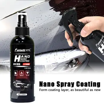 120ml Automotive Nano Coating Agent Spray Liquid Ceramic Coat Hydrophobic Glass Coating Anti-scratch Auto Detailing Paint Care
120ml Automotive Nano Coating Agent Spray Liquid Ceramic Coat Hydrophobic Glass Coating Anti-scratch Auto Detailing Paint Care
