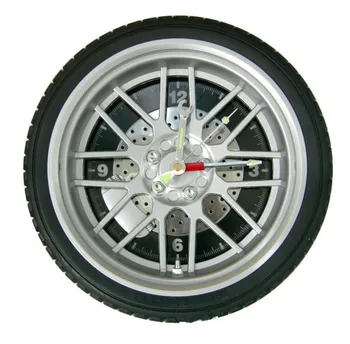 14 inch big tire clock simulation PVC tire material creative personality automobile tire clock creative clock wall clock
14 inch big tire clock simulation PVC tire material creative personality automobile tire clock creative clock wall clock