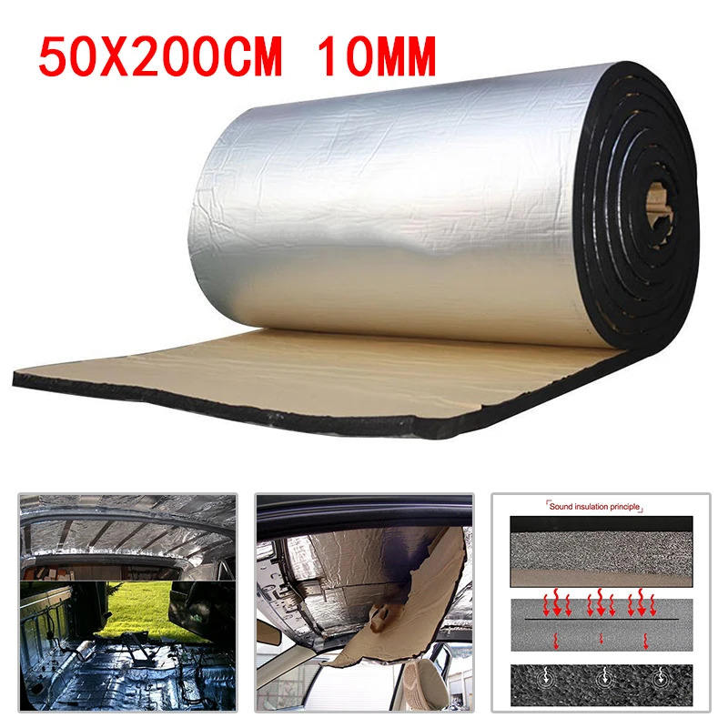 78.7"x19.6" 10mm Firewall Sound Deadener Car Heat Shield Insulation Deadening Mat
78.7"x19.6" 10mm Firewall Sound Deadener Car Heat Shield Insulation Deadening Mat