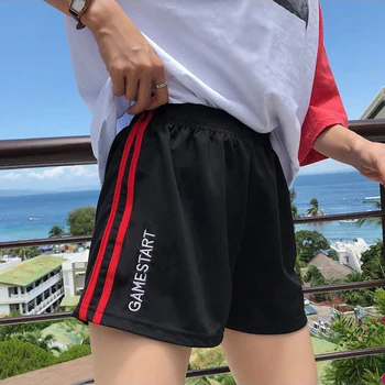 New HOT Summer Striped Letter Embroidery Shorts Women Waist Jogger Sweatpants High Waist Bandage Easy Elastic Casual Short Pants
New HOT Summer Striped Letter Embroidery Shorts Women Waist Jogger Sweatpants High Waist Bandage Easy Elastic Casual Short Pants
