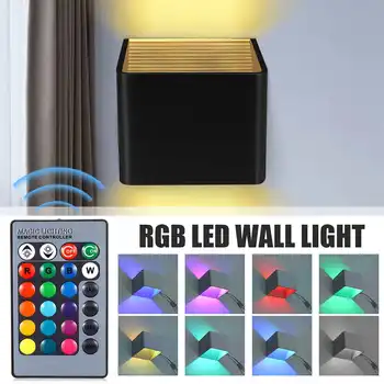 COB LED RGB Wall Lamp Aluminium Wall Light AC 85-265V 3W Stair Hotel Room Art Decor with Remote Control Energy-saving Lamp
COB LED RGB Wall Lamp Aluminium Wall Light AC 85-265V 3W Stair Hotel Room Art Decor with Remote Control Energy-saving Lamp