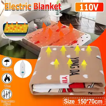 110V Single Electric Blanket Baby Kids Electric Heating Blanket Bed Warmer Electric Heated Blanket Thermostat Fast Heating Pad 
110V Single Electric Blanket Baby Kids Electric Heating Blanket Bed Warmer Electric Heated Blanket Thermostat Fast Heating Pad