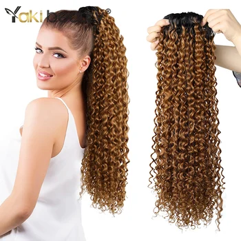 YAKI BEAUTY Synthetic Ponytail 22Inch 140g 2Clips Hair Extensions Of Hair Lifelike With Clip Kinky Curly Free Shipping
YAKI BEAUTY Synthetic Ponytail 22Inch 140g 2Clips Hair Extensions Of Hair Lifelike With Clip Kinky Curly Free Shipping