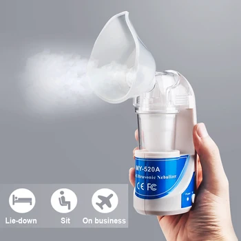 Mini Handheld Portable Mesh Nebulizer Silent Ultrasonic Steaming Inhaler Adult Kids Rechargeable Ultrasonic Nebulizer D30
Mini Handheld Portable Mesh Nebulizer Silent Ultrasonic Steaming Inhaler Adult Kids Rechargeable Ultrasonic Nebulizer D30