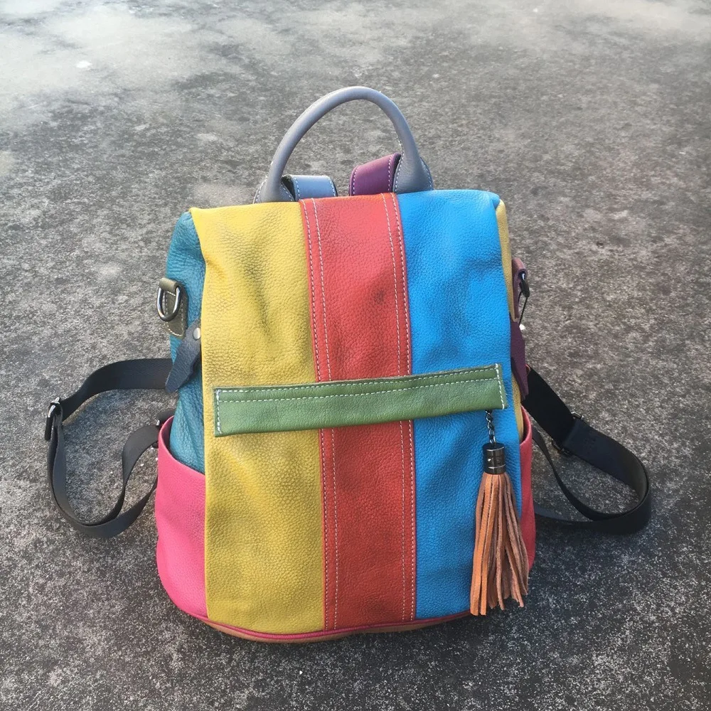 2019 New Style WOMEN'S Leather Bags Handbag Rub Color Retro Backpack Western Style Large Size WOMEN'S Bag a Generation of Fat
2019 New Style WOMEN'S Leather Bags Handbag Rub Color Retro Backpack Western Style Large Size WOMEN'S Bag a Generation of Fat