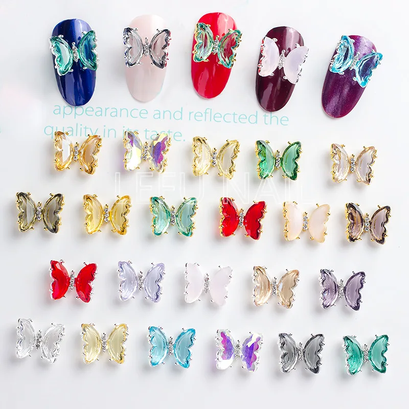 Nail Art Butterfly Jewelry Net Red Accessories Wind Ice Transparent Aurora Three-dimensional Crystal Butterfly Nail Drill
Nail Art Butterfly Jewelry Net Red Accessories Wind Ice Transparent Aurora Three-dimensional Crystal Butterfly Nail Drill