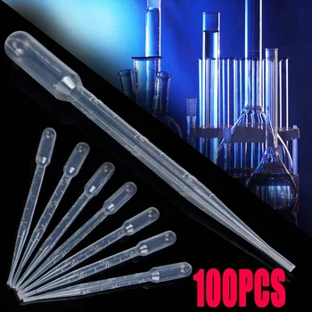100PCS/set 3ML Transparent Pipettes Disposable Safe Plastic Eye Dropper Transfer Graduated Pipettes for Lab Experiment Supplies
100PCS/set 3ML Transparent Pipettes Disposable Safe Plastic Eye Dropper Transfer Graduated Pipettes for Lab Experiment Supplies