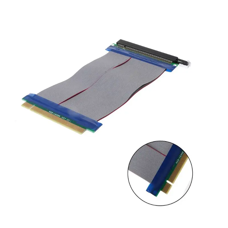 High Quality New PCIe 16X PCI Express PCI-E 16X to 16X Riser Extender Card Adapter Flexible Cable
High Quality New PCIe 16X PCI Express PCI-E 16X to 16X Riser Extender Card Adapter Flexible Cable