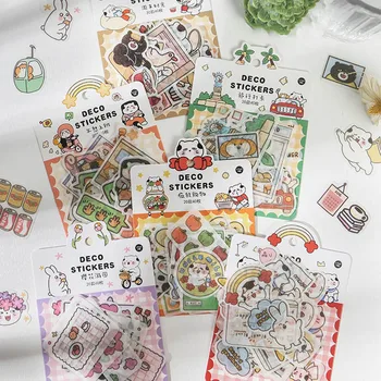 40Pcs Kawaii Animals Cat Rabbit DIY Stickers Cute Cartoon Stickers Diary Sticker For Kids Diary Scrapbooking Decor Supplies
40Pcs Kawaii Animals Cat Rabbit DIY Stickers Cute Cartoon Stickers Diary Sticker For Kids Diary Scrapbooking Decor Supplies