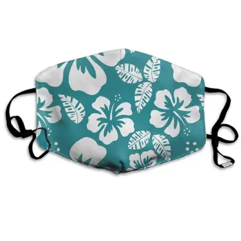 Comfortable Two Layer Dust Mask, Soft Dark Turquoise Tropical Hibiscus Flowers Pattern Teal Green Face Mask Cover Mouth for
Comfortable Two Layer Dust Mask, Soft Dark Turquoise Tropical Hibiscus Flowers Pattern Teal Green Face Mask Cover Mouth for