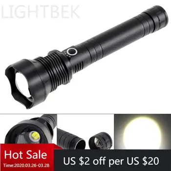 Flashlight 50W 52000 Lumen XHP70 LED 3 Mode Light Rechargeable Telescopic Zoom Flashlight USB Charging For Hunting Camping
Flashlight 50W 52000 Lumen XHP70 LED 3 Mode Light Rechargeable Telescopic Zoom Flashlight USB Charging For Hunting Camping