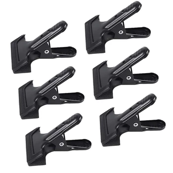 6-Pack Set Backdrop Clamps 4.3 Inch With 2.2 Inch Max Opening Photography Clips Heavy Duty Spring Background Clamp For Photo Stu
6-Pack Set Backdrop Clamps 4.3 Inch With 2.2 Inch Max Opening Photography Clips Heavy Duty Spring Background Clamp For Photo Stu