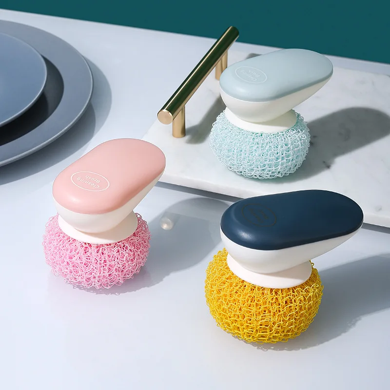 Portable Cleaning Ball Kitchen Does Not Drop The Wire Nano Pot Washing Brush,Dishwashing Brush,Household Cleaning Brush
Portable Cleaning Ball Kitchen Does Not Drop The Wire Nano Pot Washing Brush,Dishwashing Brush,Household Cleaning Brush