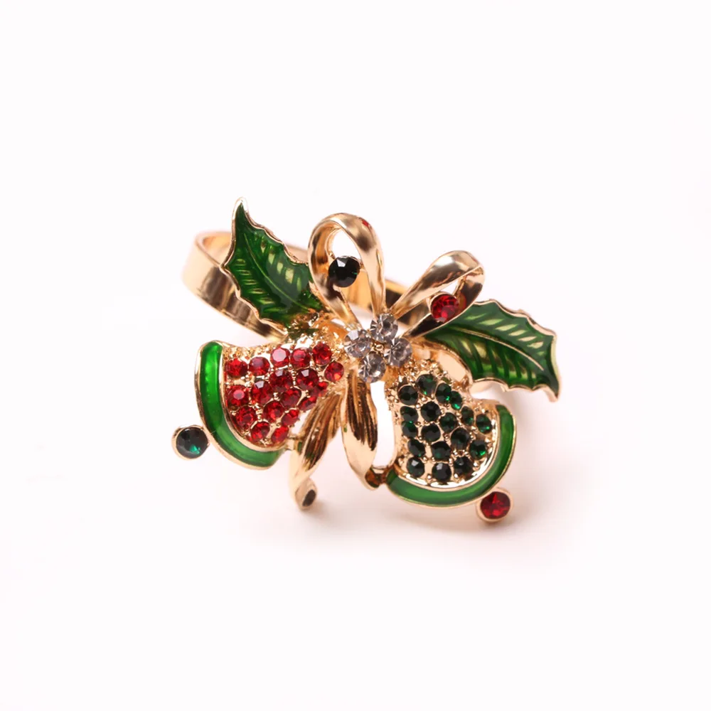 High-end Christmas Tree Napkin Ring Bow Flower Wreath Mouth Ring Hotel Sample Room Set Table Christmas Napkin Buckle
High-end Christmas Tree Napkin Ring Bow Flower Wreath Mouth Ring Hotel Sample Room Set Table Christmas Napkin Buckle