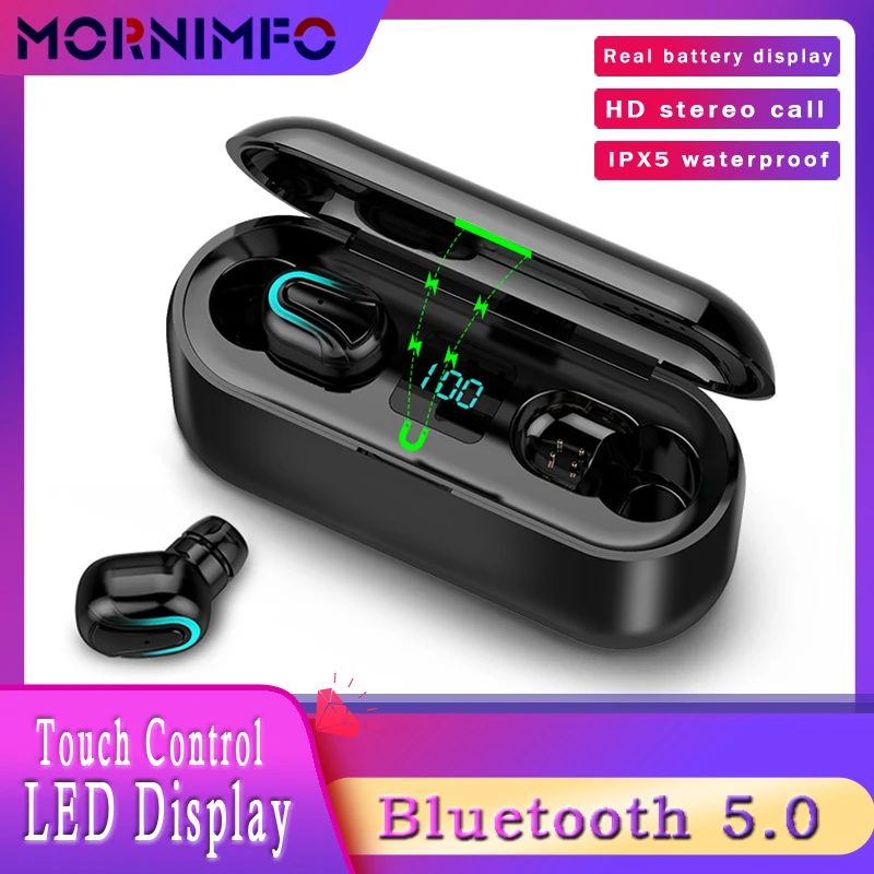 Bluetooth Wireless Headphones Waterproof TWS Sports Earphones Wireless Headsets Touch Control LED Bluetooth Earbuds for xiaomi
Bluetooth Wireless Headphones Waterproof TWS Sports Earphones Wireless Headsets Touch Control LED Bluetooth Earbuds for xiaomi