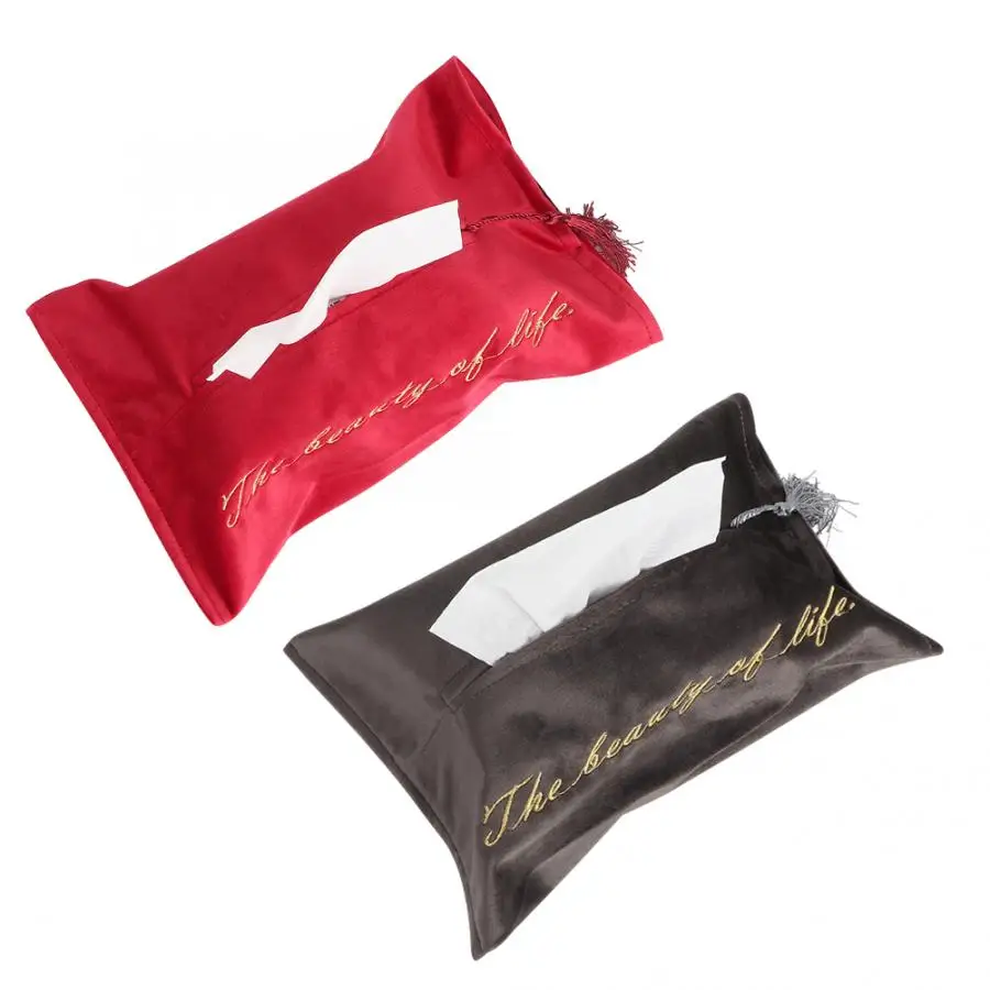 Portable Simple Embroidered Fabric Towel Bag Paper Towel Tray Tissue Box wet wipes box Tissue box 
Portable Simple Embroidered Fabric Towel Bag Paper Towel Tray Tissue Box wet wipes box Tissue box