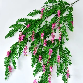 100cm Artificial Plants Silk Olive Leaves Green Hanging Vines Wedding Decoration Wisteria Flowers Hanging Fake Vine Garden Decor
100cm Artificial Plants Silk Olive Leaves Green Hanging Vines Wedding Decoration Wisteria Flowers Hanging Fake Vine Garden Decor