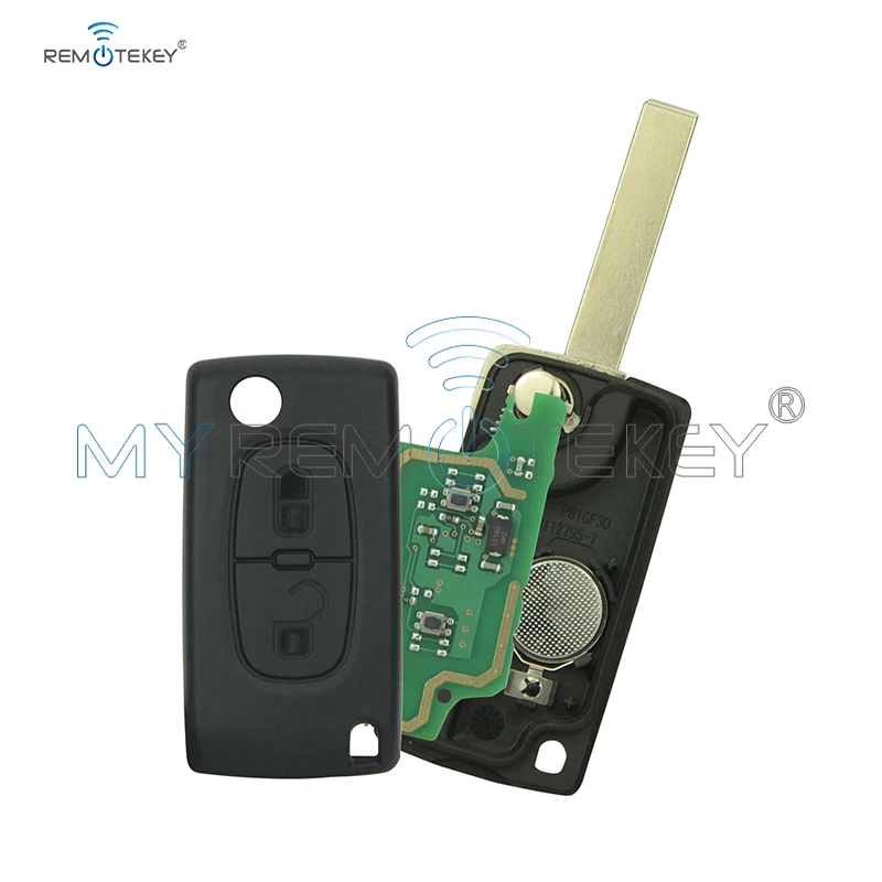 CE0536 Flip remote car key 2 or 3 button 433 mhz PCF7961 ASK HU83 or VA2 for Peugeot for Citroen remtekey
CE0536 Flip remote car key 2 or 3 button 433 mhz PCF7961 ASK HU83 or VA2 for Peugeot for Citroen remtekey