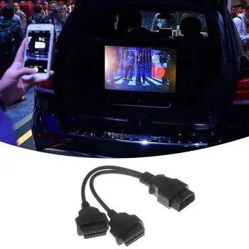 1 to 2 Auto Car Two In One OBD Extension Cable OBD To OBD Plug Cable Vehicle Diagnostic Connerctor Tool
1 to 2 Auto Car Two In One OBD Extension Cable OBD To OBD Plug Cable Vehicle Diagnostic Connerctor Tool
