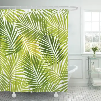 Shower Curtain Modern Tropical Palm Leaves Cute Tree Home Decor Waterproof Bath Bathroom Curtains Set with Hooks
Shower Curtain Modern Tropical Palm Leaves Cute Tree Home Decor Waterproof Bath Bathroom Curtains Set with Hooks