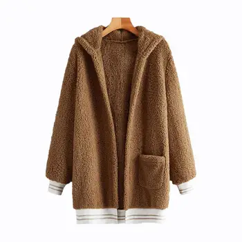 Women Winter Long Hooded Cardigan Sweater Loose Velvet Sports Casual Jacket Coat
Women Winter Long Hooded Cardigan Sweater Loose Velvet Sports Casual Jacket Coat