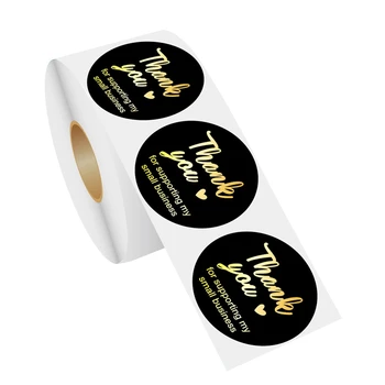 600pcs/roll Gold Foil Thank You Stickers for seal labels 2 inch gift Packaging Stickers Birthday Party offer stationery sticker
600pcs/roll Gold Foil Thank You Stickers for seal labels 2 inch gift Packaging Stickers Birthday Party offer stationery sticker