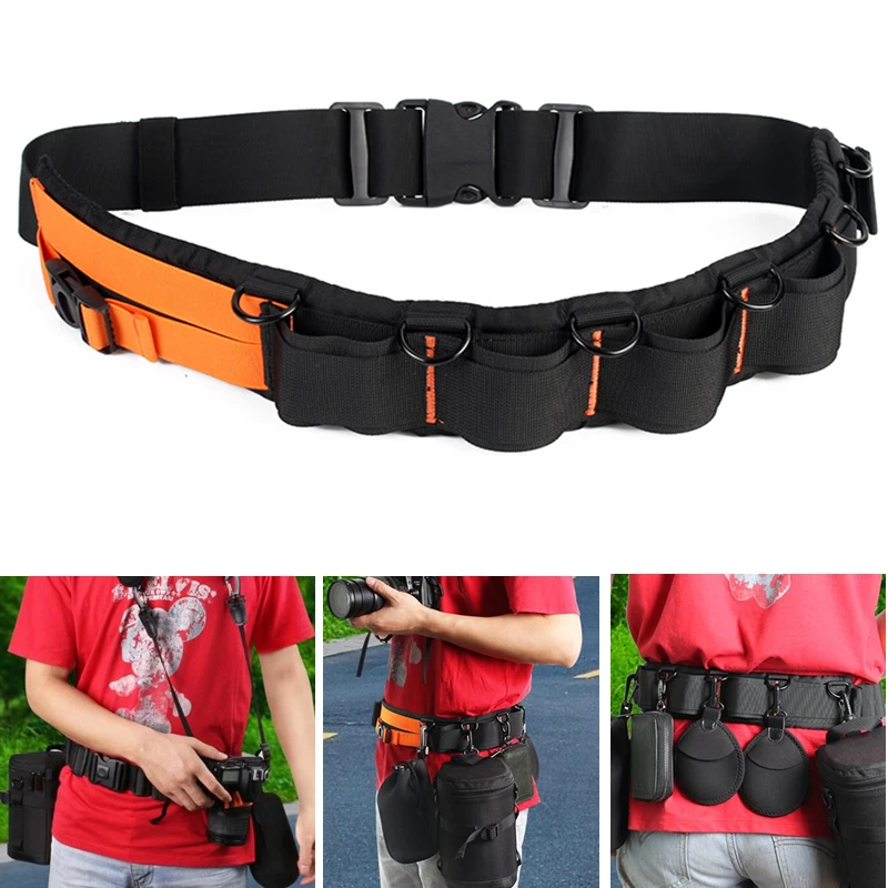 Multifunctional Nylon Camera Waist Belt Adjustable Camera Photography Accessories Strap Soft Padded Lens Holder
Multifunctional Nylon Camera Waist Belt Adjustable Camera Photography Accessories Strap Soft Padded Lens Holder