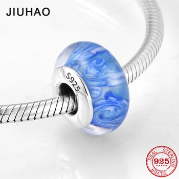 Hot 925 Sterling Silver Blue vortex pattern Charms Murano Glass Beads Fit Original European Charm Bracelet Jewelry Making Gift
Hot 925 Sterling Silver Blue vortex pattern Charms Murano Glass Beads Fit Original European Charm Bracelet Jewelry Making Gift
