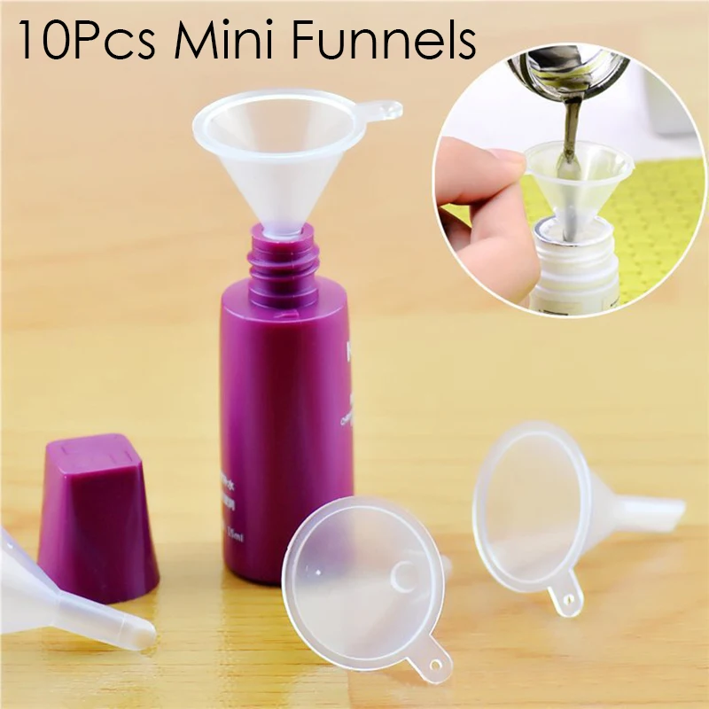 10pcs Mini Transparent Plastic Perfume Diffuser Bottle Liquid Oil Funnels Labs Creative Emulsion Packing Nail Art Equipment Tool
10pcs Mini Transparent Plastic Perfume Diffuser Bottle Liquid Oil Funnels Labs Creative Emulsion Packing Nail Art Equipment Tool