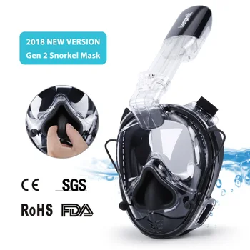 Scuba Diving Mask Full Face 1PC Professional Snorkeling Mask Underwater Anti Fog Goggles Glasses Swimming Pool Equipment
Scuba Diving Mask Full Face 1PC Professional Snorkeling Mask Underwater Anti Fog Goggles Glasses Swimming Pool Equipment