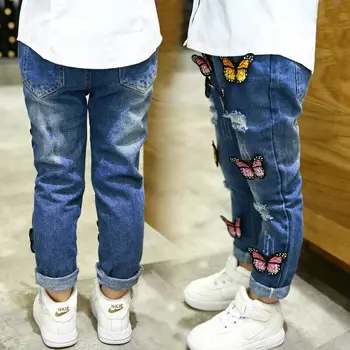 Child Girl Casual Jeans Kids Cartoon Butterfly Hole Denim Pants Toddler Leggings girls pants jeans
Child Girl Casual Jeans Kids Cartoon Butterfly Hole Denim Pants Toddler Leggings girls pants jeans