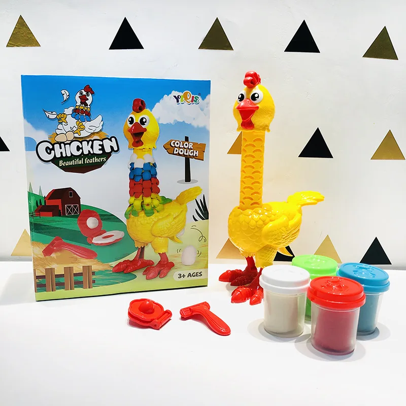 2020 Colorful Feathered Chicken Clay Egg Laying Set Mold Tool Intelligence Parent-child Interactive Colorful Clay Toys Creative
2020 Colorful Feathered Chicken Clay Egg Laying Set Mold Tool Intelligence Parent-child Interactive Colorful Clay Toys Creative