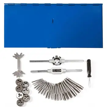 32Pcs M3-M12 Alloy Tap & Die Set With Wrenches & Screw Nut Thread Gauge Heavy Duty Hand Threading Tools
32Pcs M3-M12 Alloy Tap & Die Set With Wrenches & Screw Nut Thread Gauge Heavy Duty Hand Threading Tools