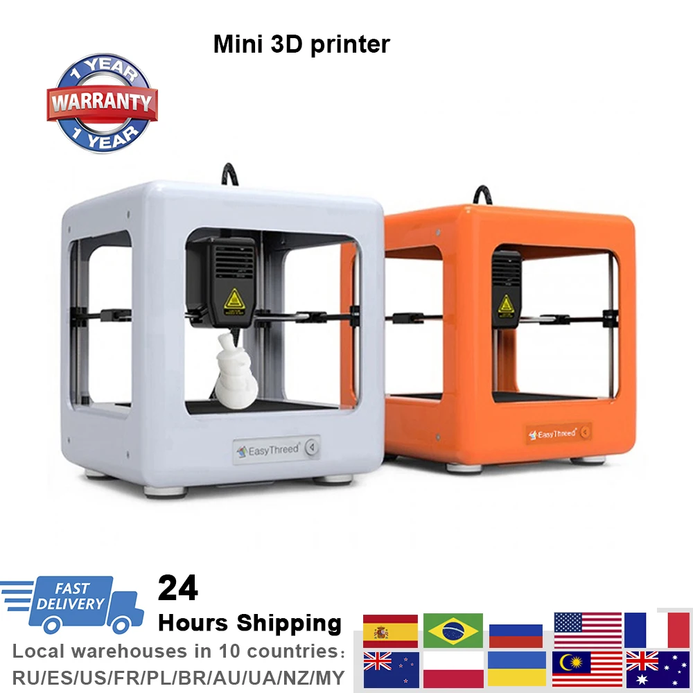 NANO Mini 3D Printer DIY Toy Modle Printing Education Impresora 3d Kids Gift Free Shipping from Local Warehouses FDM 3D Printer
NANO Mini 3D Printer DIY Toy Modle Printing Education Impresora 3d Kids Gift Free Shipping from Local Warehouses FDM 3D Printer