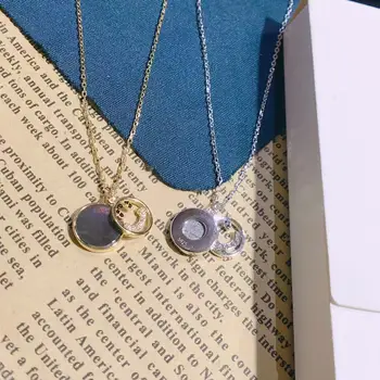 925 Sterling Silver Necklace OL Woman Optimistic Simple Fashion Exquisite Craft Smile Face Round Pendant Clavicle Chain Luxury
925 Sterling Silver Necklace OL Woman Optimistic Simple Fashion Exquisite Craft Smile Face Round Pendant Clavicle Chain Luxury