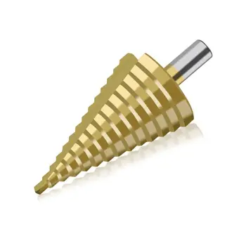 4-42mm HSS Titanium Coated Step Drill Bit Drilling Power Tool for Metal Wooden
4-42mm HSS Titanium Coated Step Drill Bit Drilling Power Tool for Metal Wooden