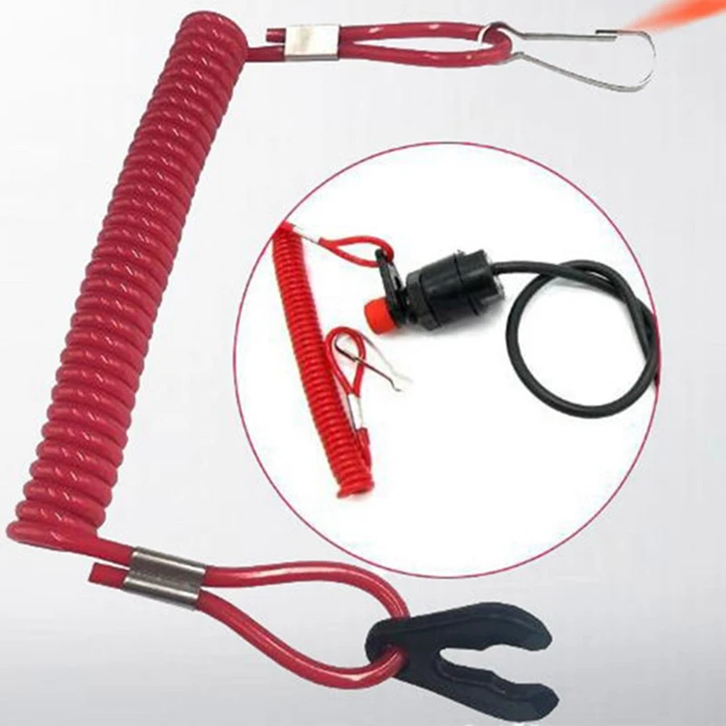 1 Pcs Outboard Engine Flameout Switch Safety Rope Outboard Motorboat Emergency Flameout Switch Flameout Red Rope
1 Pcs Outboard Engine Flameout Switch Safety Rope Outboard Motorboat Emergency Flameout Switch Flameout Red Rope