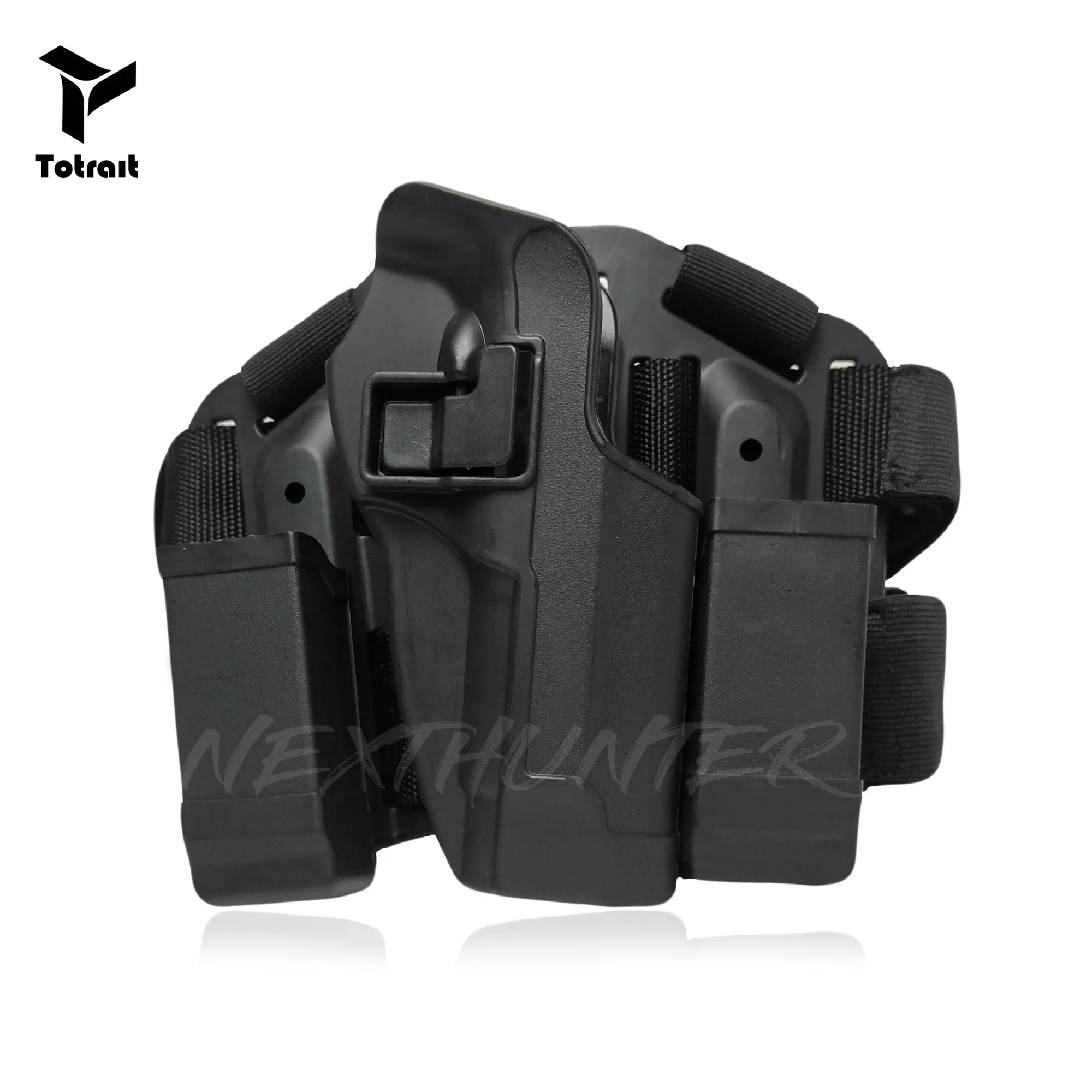 TOtrait CQC Drop Leg Holster Military M9 Pistol Right Hand with Platform Magazine Pouches for Hunting Police CS Game
TOtrait CQC Drop Leg Holster Military M9 Pistol Right Hand with Platform Magazine Pouches for Hunting Police CS Game