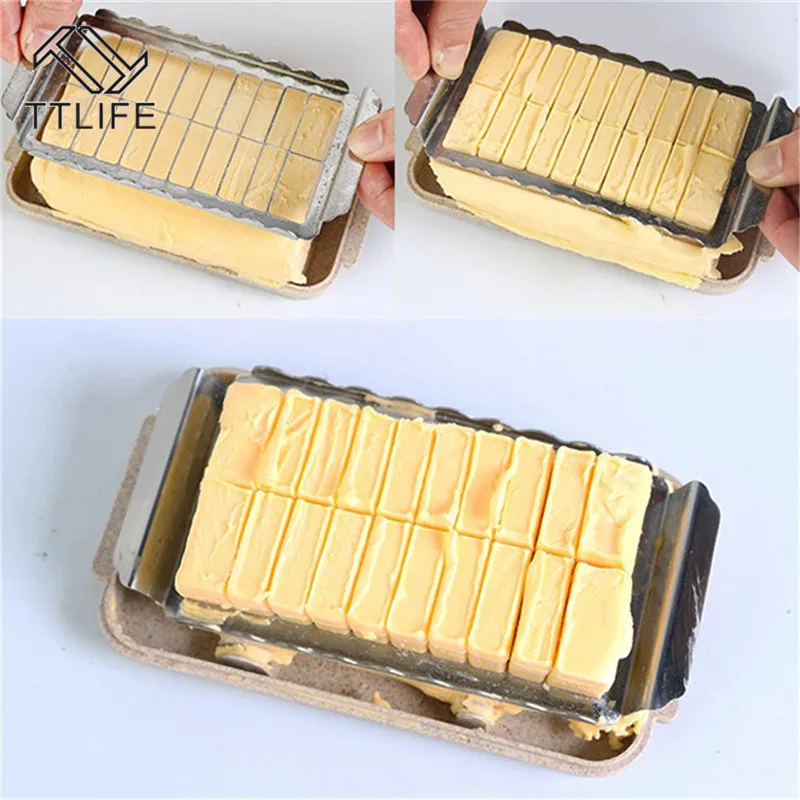 TTLIFE Butter Cutter Container Iron Plate Tableware Butter Cheese Fresh Box for Cutting and Storage Kitchen Accessories
TTLIFE Butter Cutter Container Iron Plate Tableware Butter Cheese Fresh Box for Cutting and Storage Kitchen Accessories