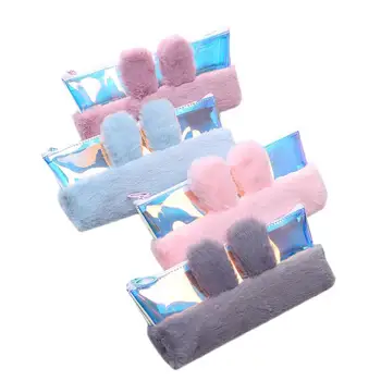 Dazzle Color Cute Rabbit Plush Triangle Pen Bag School Gifts Cute Stationery Case Supplies Pencil School E8K2
Dazzle Color Cute Rabbit Plush Triangle Pen Bag School Gifts Cute Stationery Case Supplies Pencil School E8K2