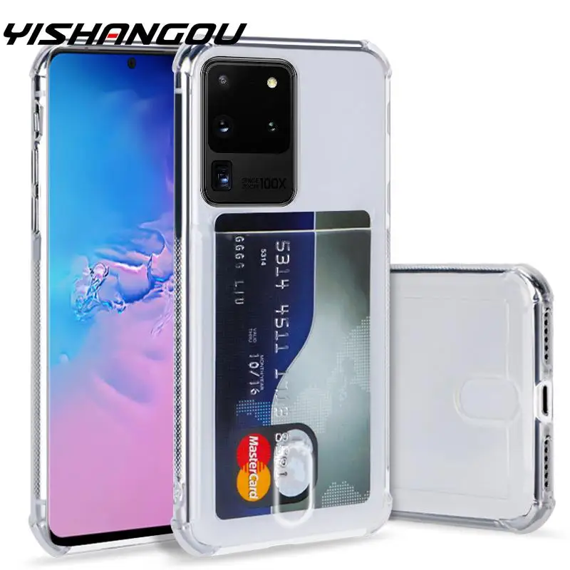 Fashion Credit Card Holder Transparent Case for Samsung Galaxy S20 FE Note 20 Ultra 10 S10 S9 Plus A51 A71 A50 A70 A40 TPU Cover
Fashion Credit Card Holder Transparent Case for Samsung Galaxy S20 FE Note 20 Ultra 10 S10 S9 Plus A51 A71 A50 A70 A40 TPU Cover