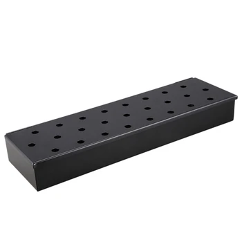 Smoker Box Gas Grill Smoker Box or Charcoal Grill Box Works with Wood Chips Add Delicious Smoked Flavor
Smoker Box Gas Grill Smoker Box or Charcoal Grill Box Works with Wood Chips Add Delicious Smoked Flavor