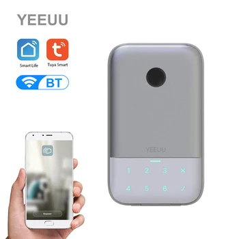 YEEUU Tuya Smart Key Storage Lock Box BT 4.2 Wireless Network Fingerprint Password Key Safe Box APP Remote Control Weatherproof
YEEUU Tuya Smart Key Storage Lock Box BT 4.2 Wireless Network Fingerprint Password Key Safe Box APP Remote Control Weatherproof