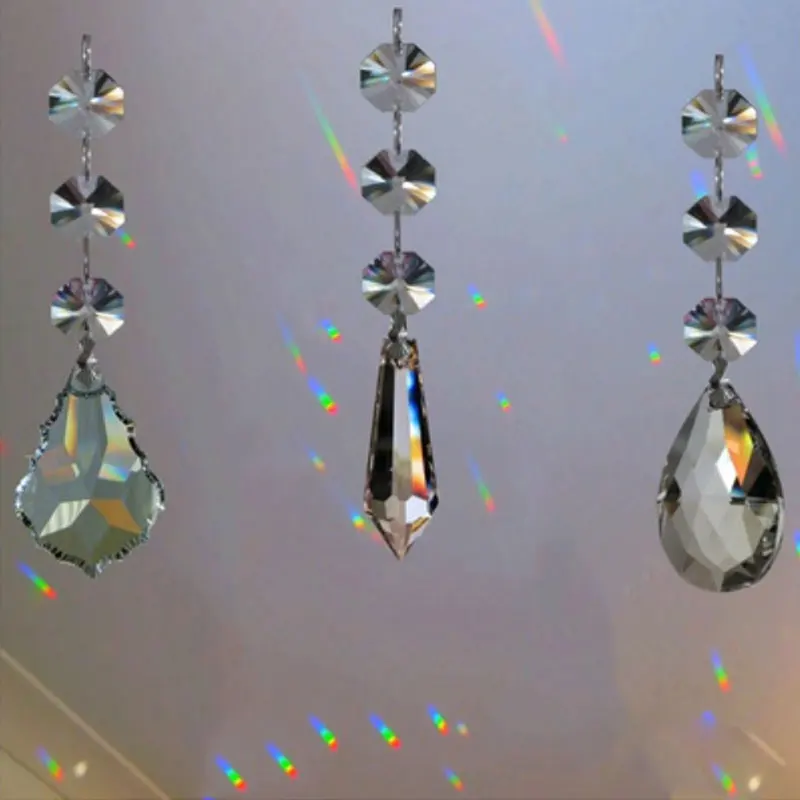 Durable 2pcs Rainbow Prism Garland Strand Festival Decorations Chandelier Wedding Practical Transparent Acrylic
Durable 2pcs Rainbow Prism Garland Strand Festival Decorations Chandelier Wedding Practical Transparent Acrylic